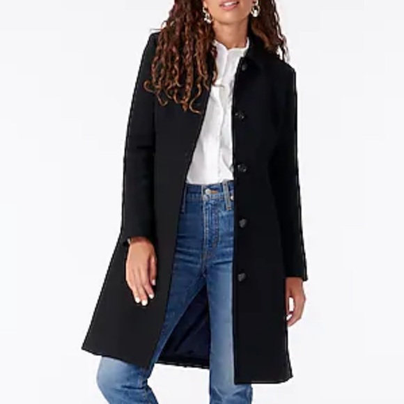J. Crew Jackets & Blazers - J.Crew Black Lady Day Coat with Thinsulate